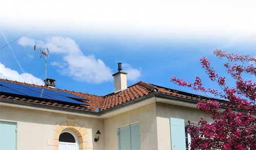 Photovoltaïque et poêle à granulé Notre dame de Sanilhac